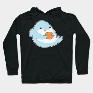 Dolphin with Burger Hoodie